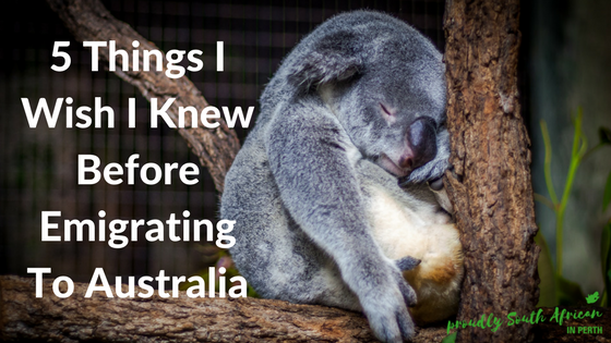 5 Things I Wish I Knew Before Emigrating To Australia - cover