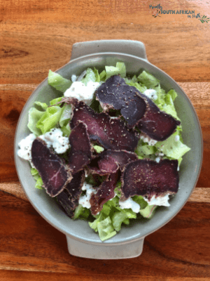 Chapters Bistro Currambine Biltong Salad - Proudly South African in Perth