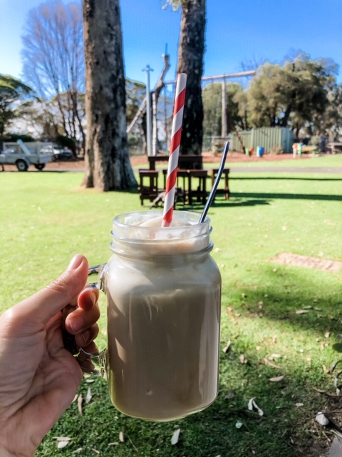 The Crooked Carrot Iced Coffee