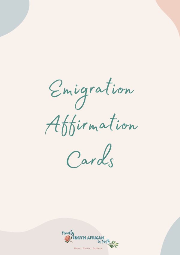 Emigration Affirmation Cards - Cover