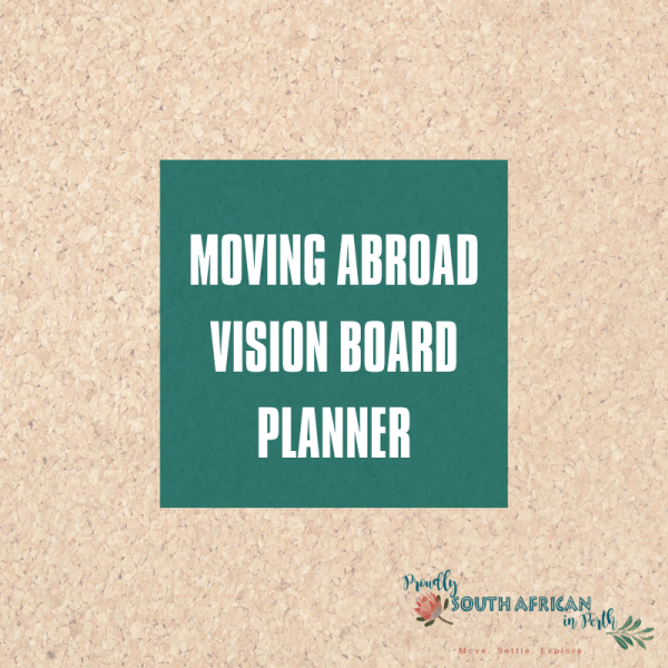 Moving Abroad Vision Board Planner product image